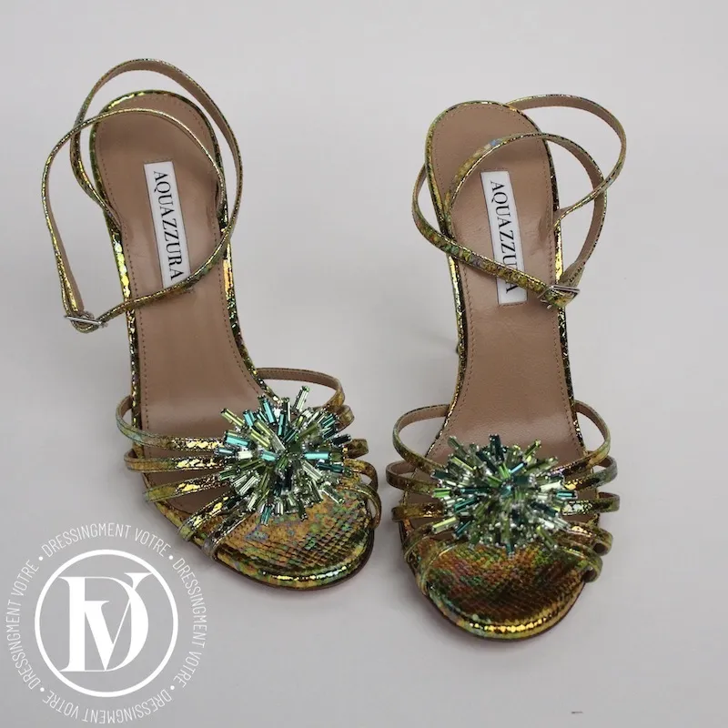 Sandales à talon Stardust 105 p.37 – Aquazzura