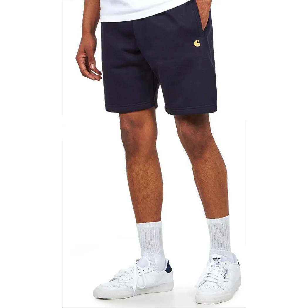 SHORT CARHARTT CHASE SWEAT NAVY