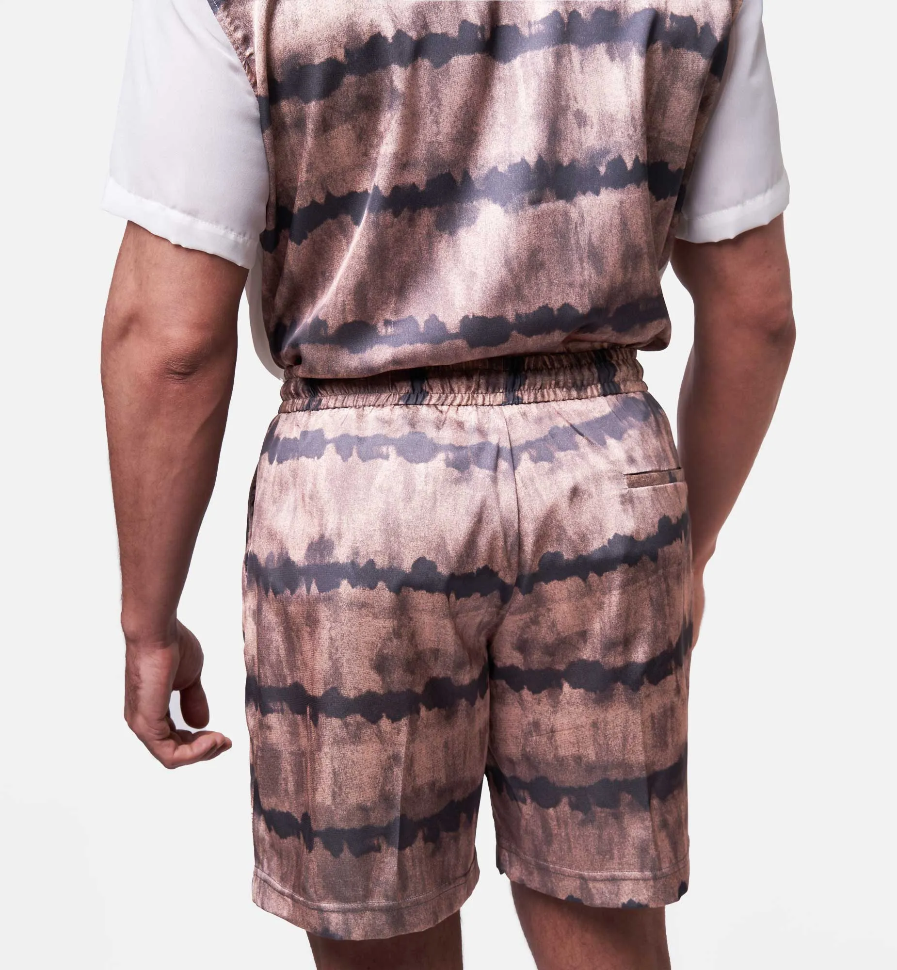 SHORT EN VISCOSE BEIGE SUNSET