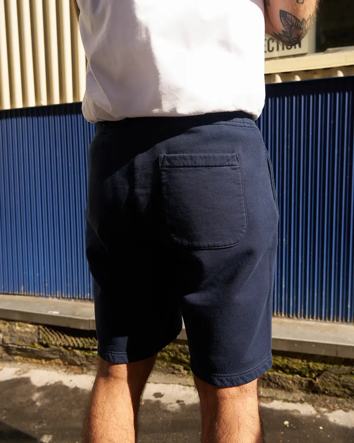 SHORT LONG BLEU MARINE | CASSIUS