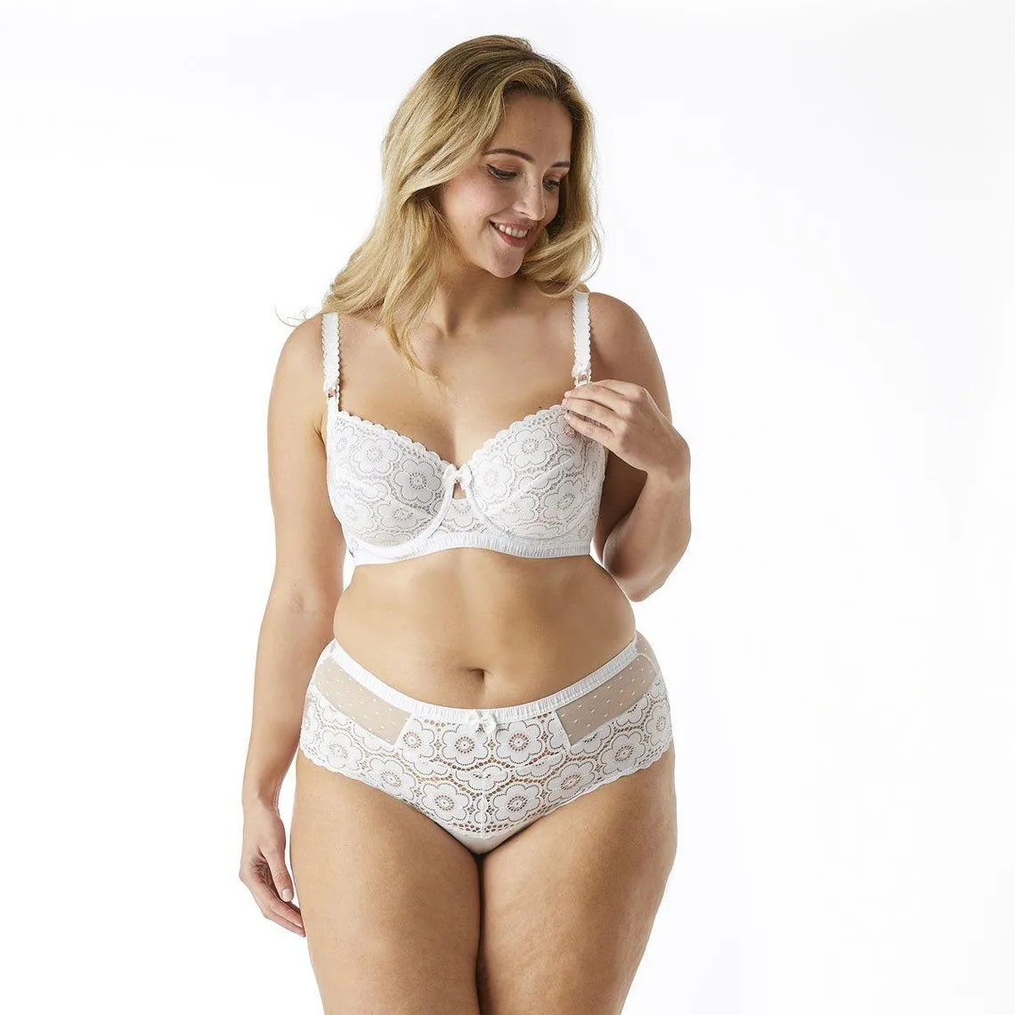 Soutien-gorge armatures grand maintien blanc Affinité | 3 Suisses