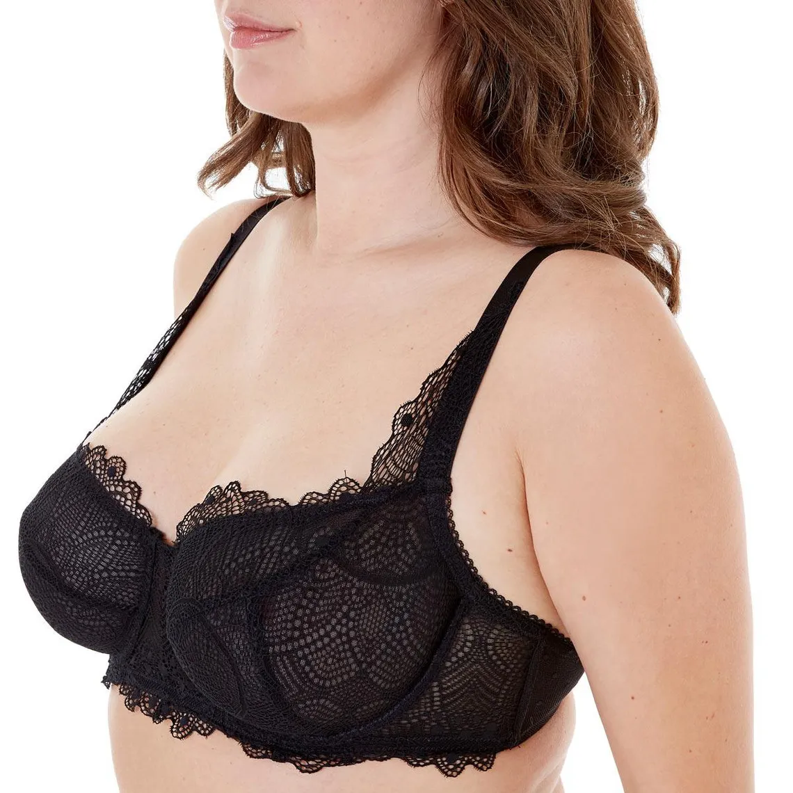 Soutien-gorge grand maintien C, D et E noir Insolente POMM'POIRE-noir | 3 Suisses