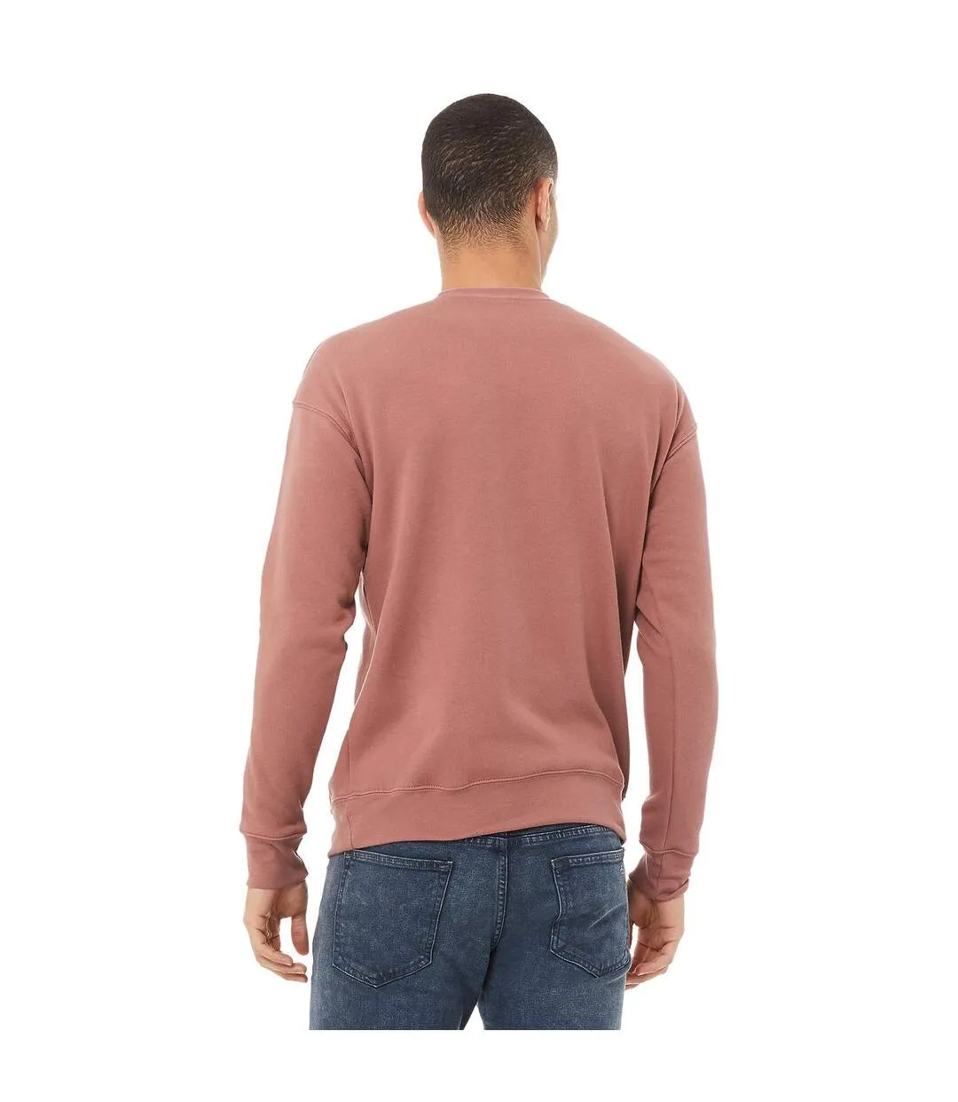 Sweatshirt unisexe mauve Bella + Canvas
