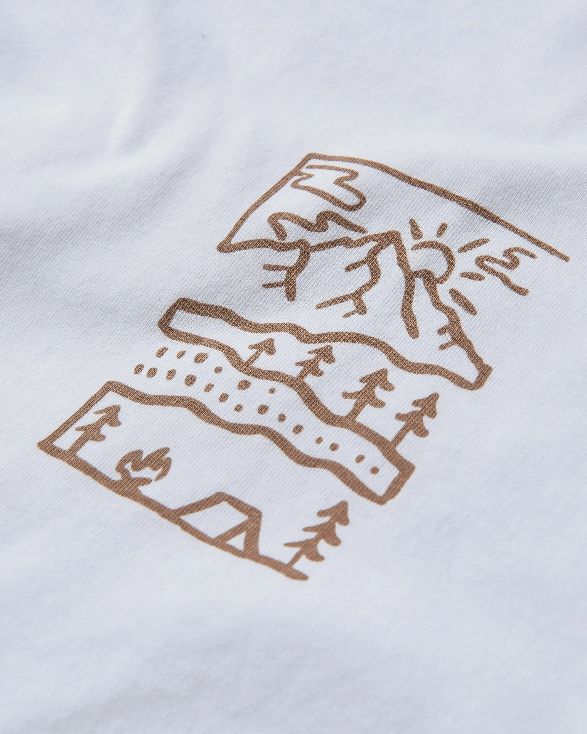 T-shirt en coton recyclé Nature - Blanc