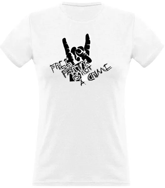 T Shirt Free Party is not a crime