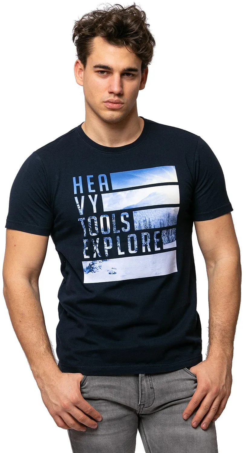 T-shirt Heavy Tools Meer - Navy - men´s