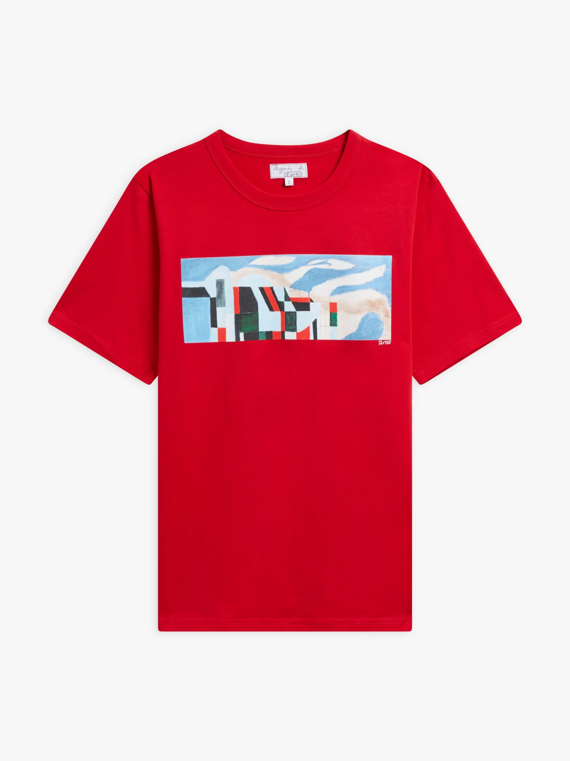 t-shirt Le Mixte rouge artiste Tantão