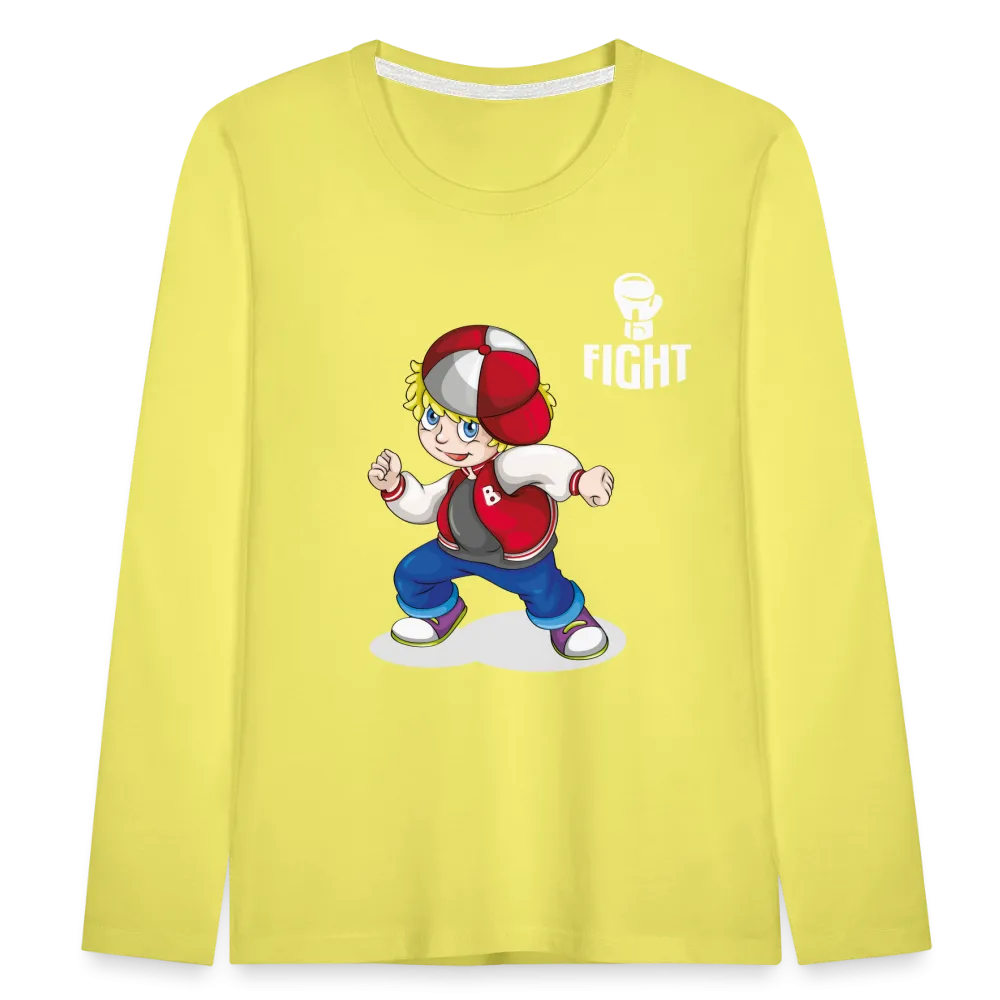 T-shirt manches longues Premium Enfant, Fight