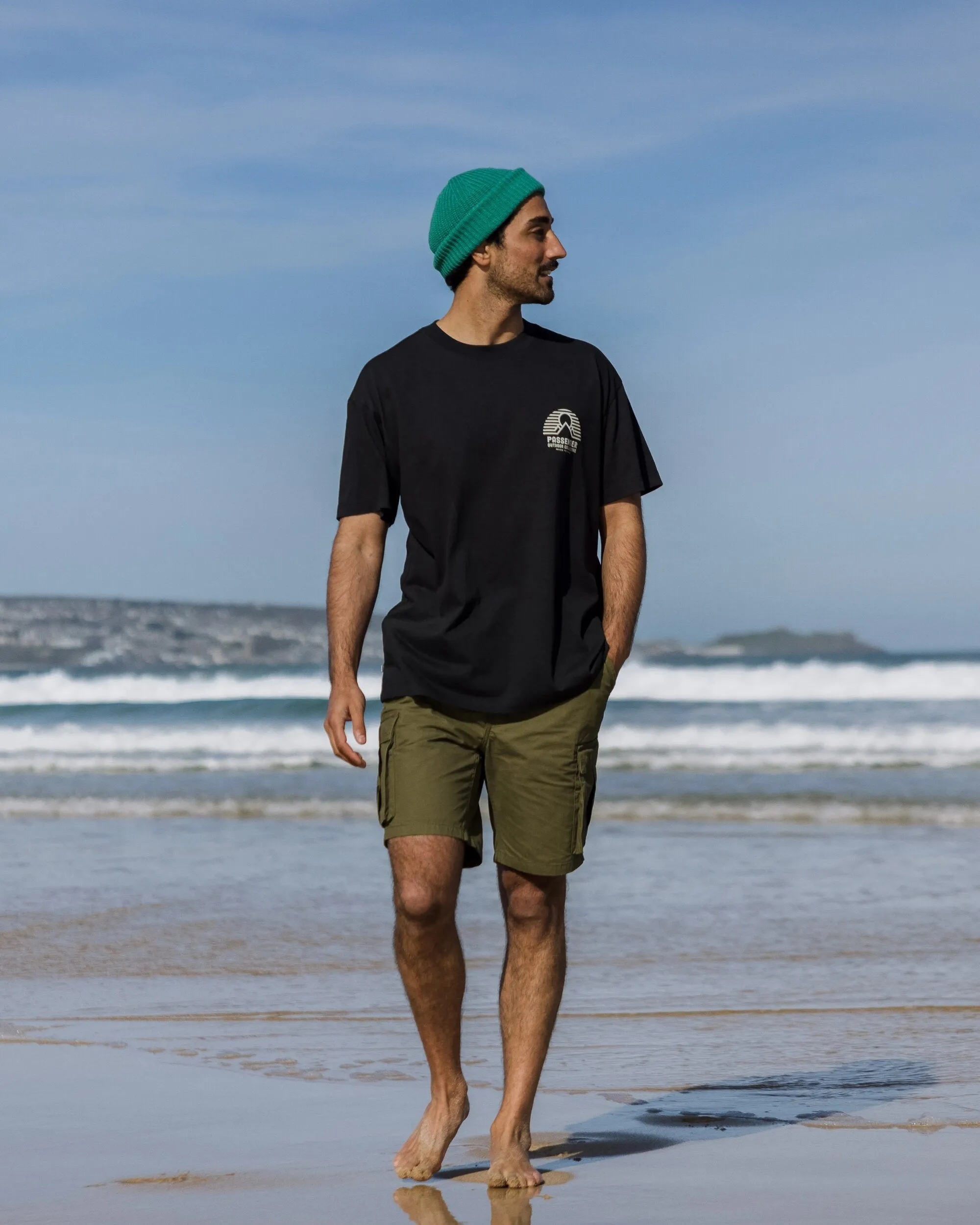 T-shirt Relaxed Fit Recyclé Elbio - Noir