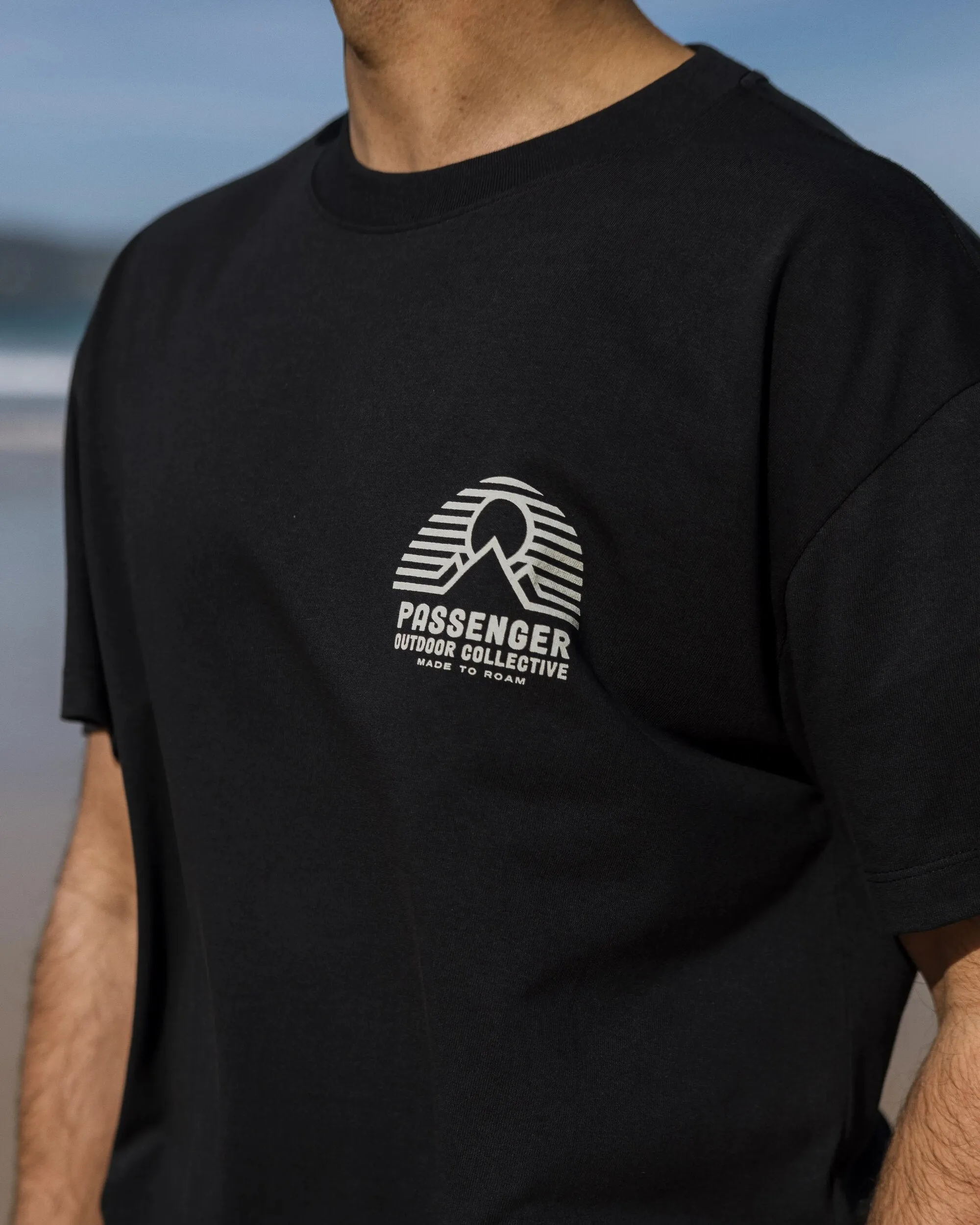T-shirt Relaxed Fit Recyclé Elbio - Noir