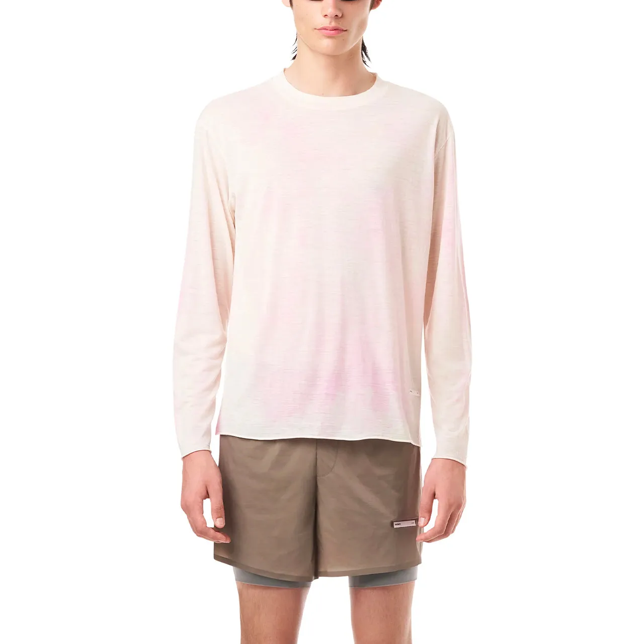 T-shirt Satisfy CloudMerino LS Rose