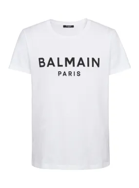 T-SHIRT à MANCHES COURTES IMPRIMé BALMAIN PARIS - BALMAIN pour HOMME | Printemps