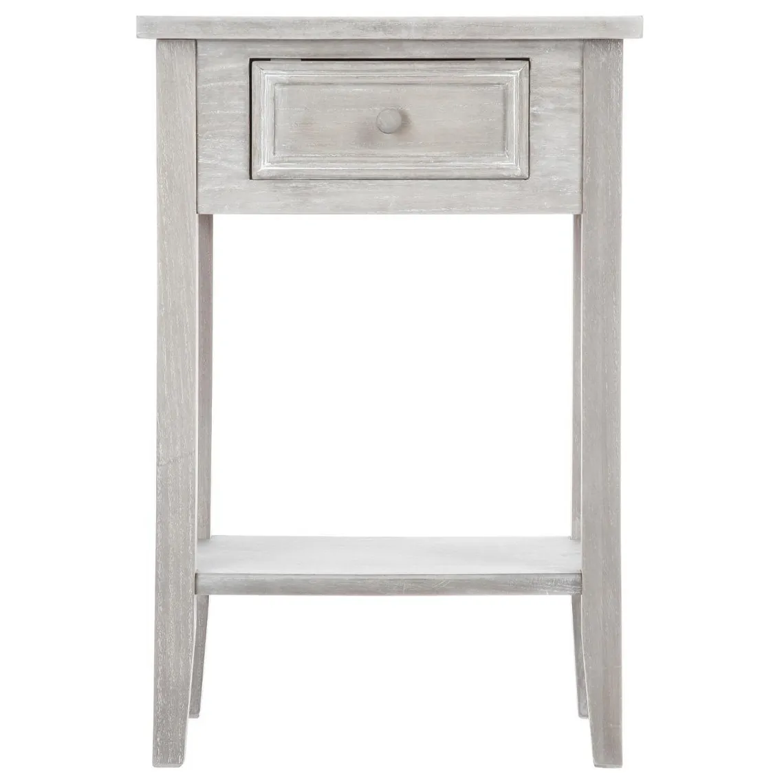 Table de chevet bois naturel blanc | 3 Suisses