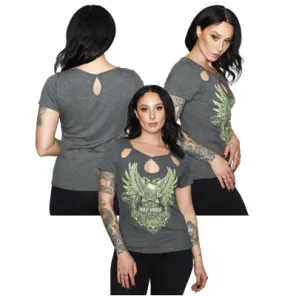 TEE-SHIRT GRIS STONE ROSES • Harley-Davidson La Rochelle