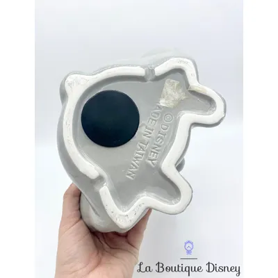 Tirelire céramique Dumbo Disney Store vintage éléphant gris 25 cm