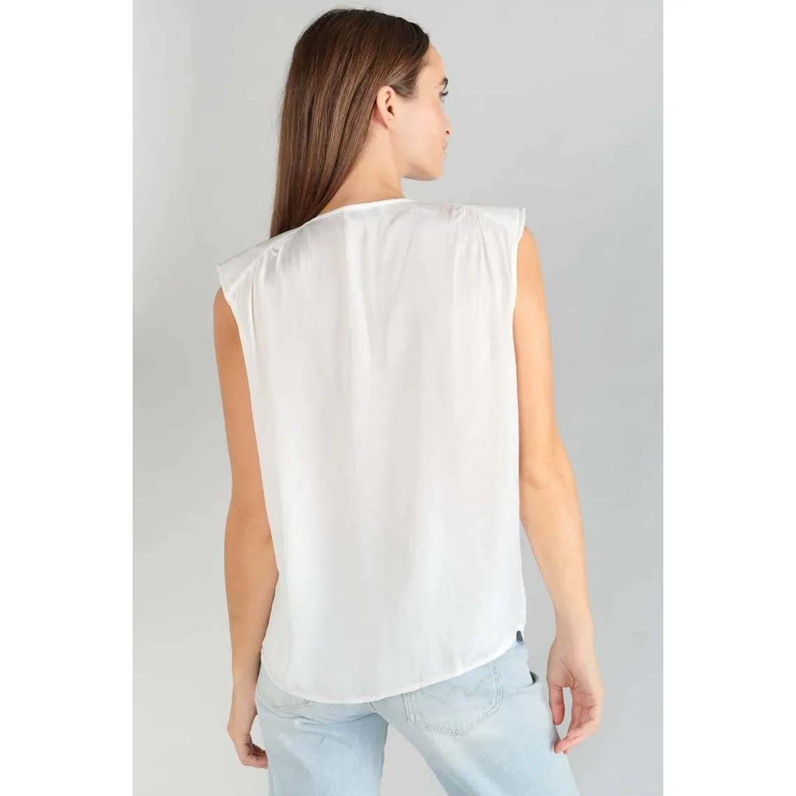 Top Missou en jacquard crème blanc | 3 Suisses