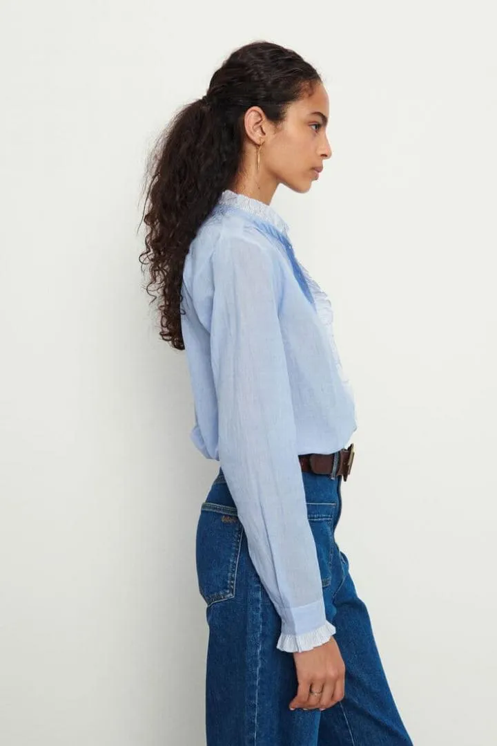 TOPS & CHEMISES ba&sh Femme | RITA. Bleu