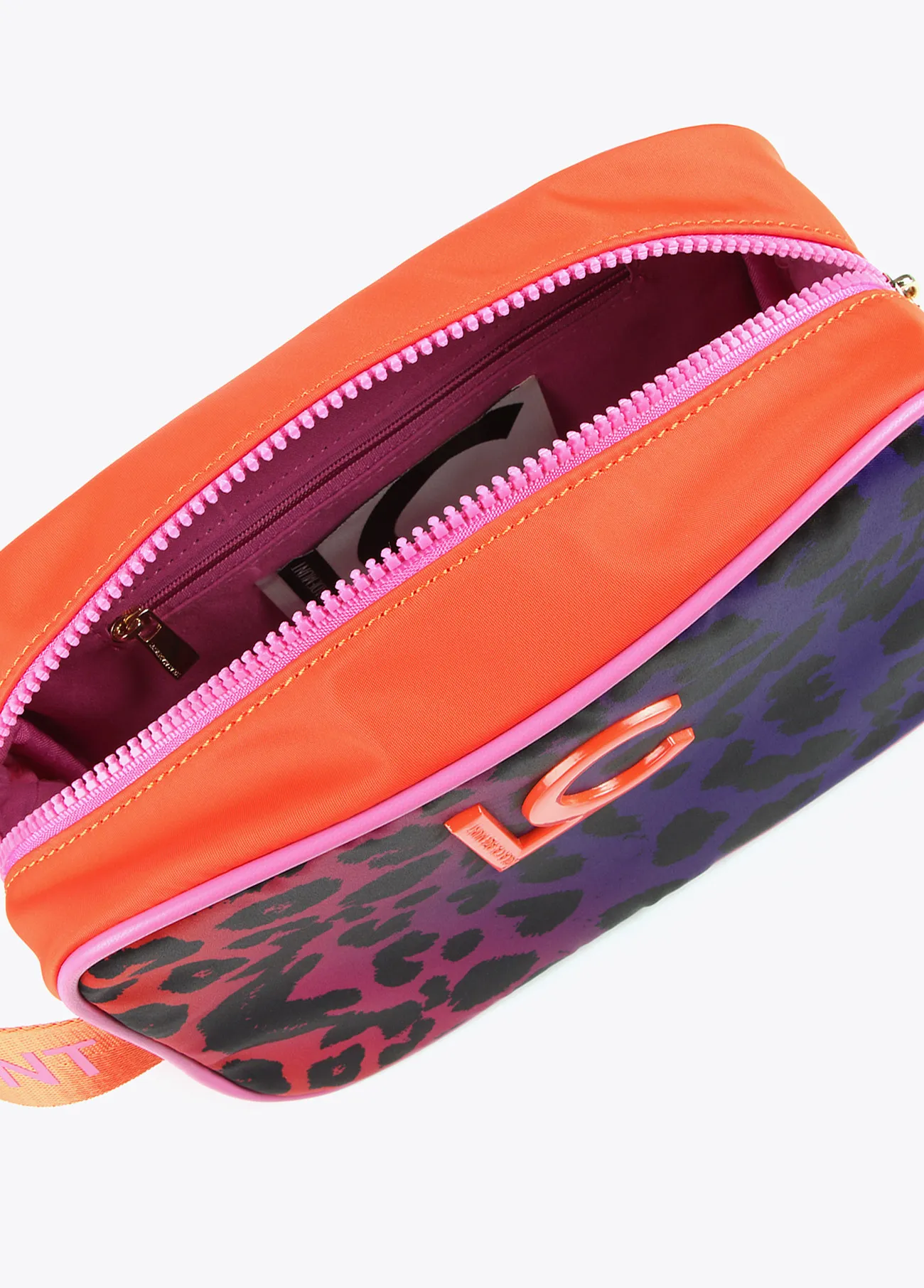 Trousse imprimé animal multicolore
