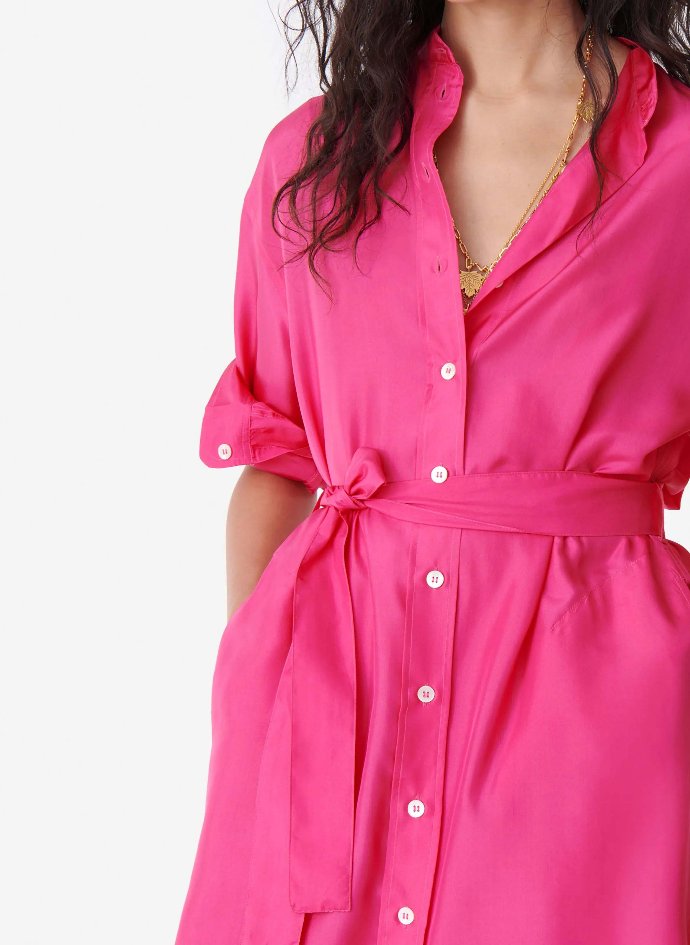 VANESSA BRUNO  Robe landric - Rose