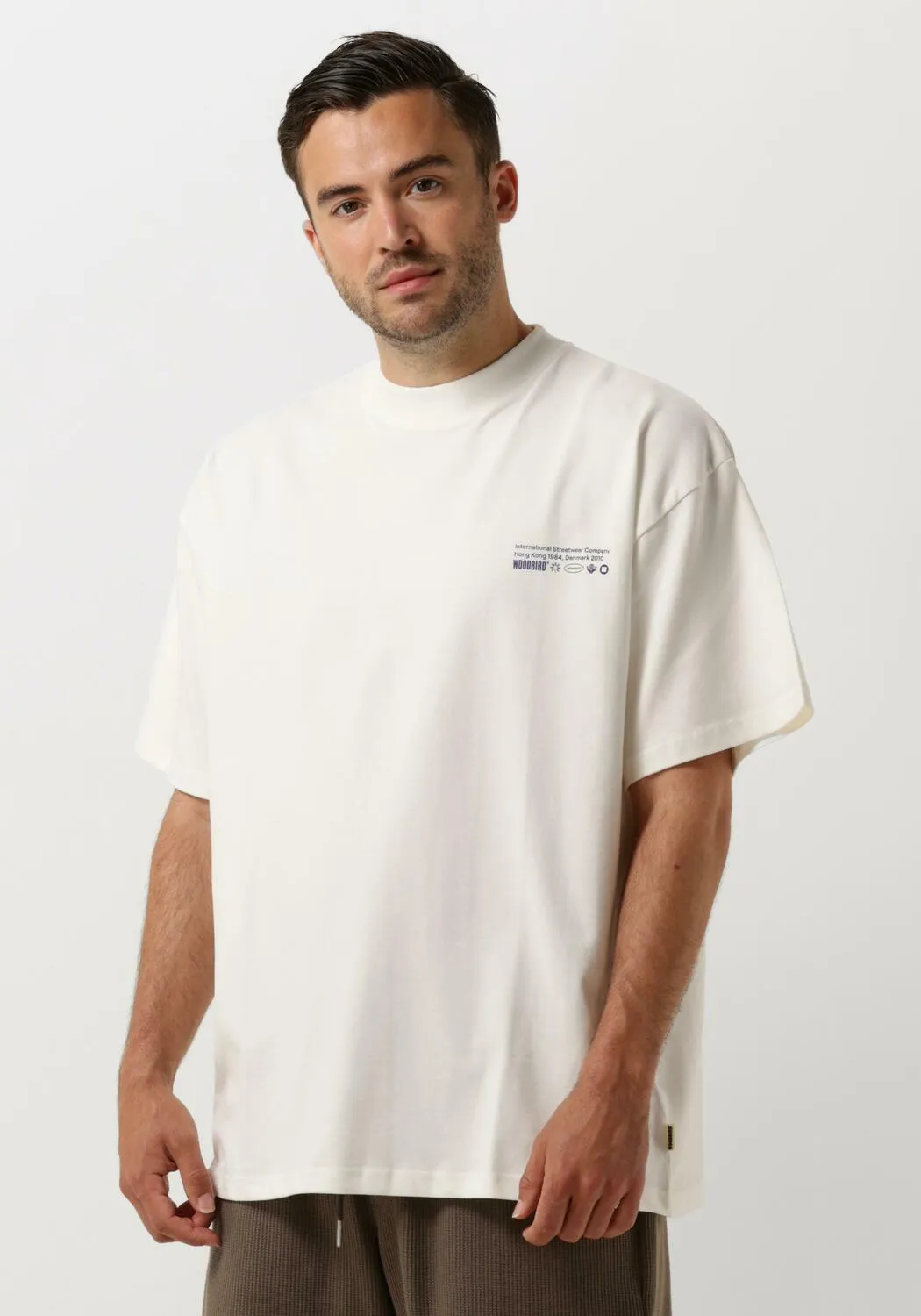 woodbird t-shirt wbbose tech tee blanc